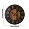 Vintage Wooden Silent Wall Clock For Home Decoration 6