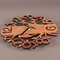 Wooden Faceted Bird Wall Clock For Home Decoration 2