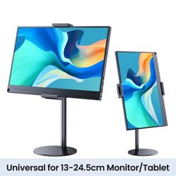 adjustable monitor stand height portable vesa monitor tablet holder up to 24 cm