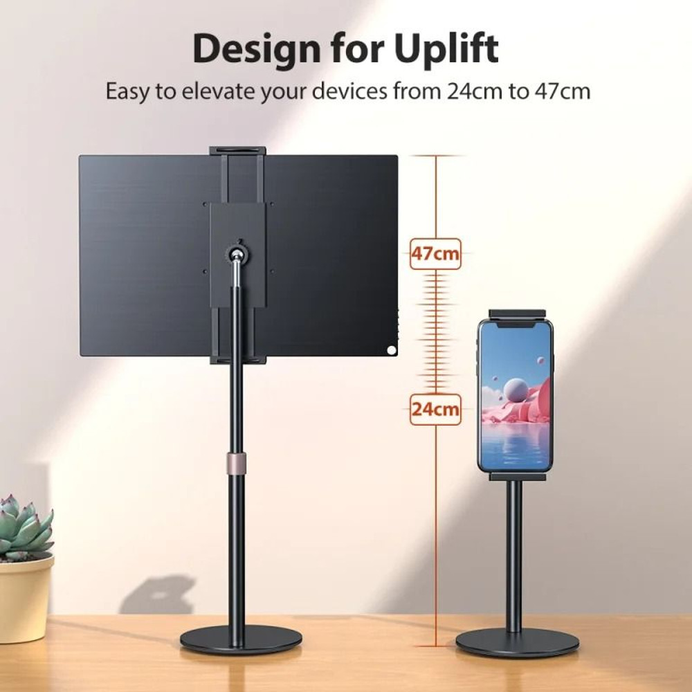 Adjustable Monitor Stand Height Portable Vesa Monitor Tablet Holder Up To 24 Cm 2