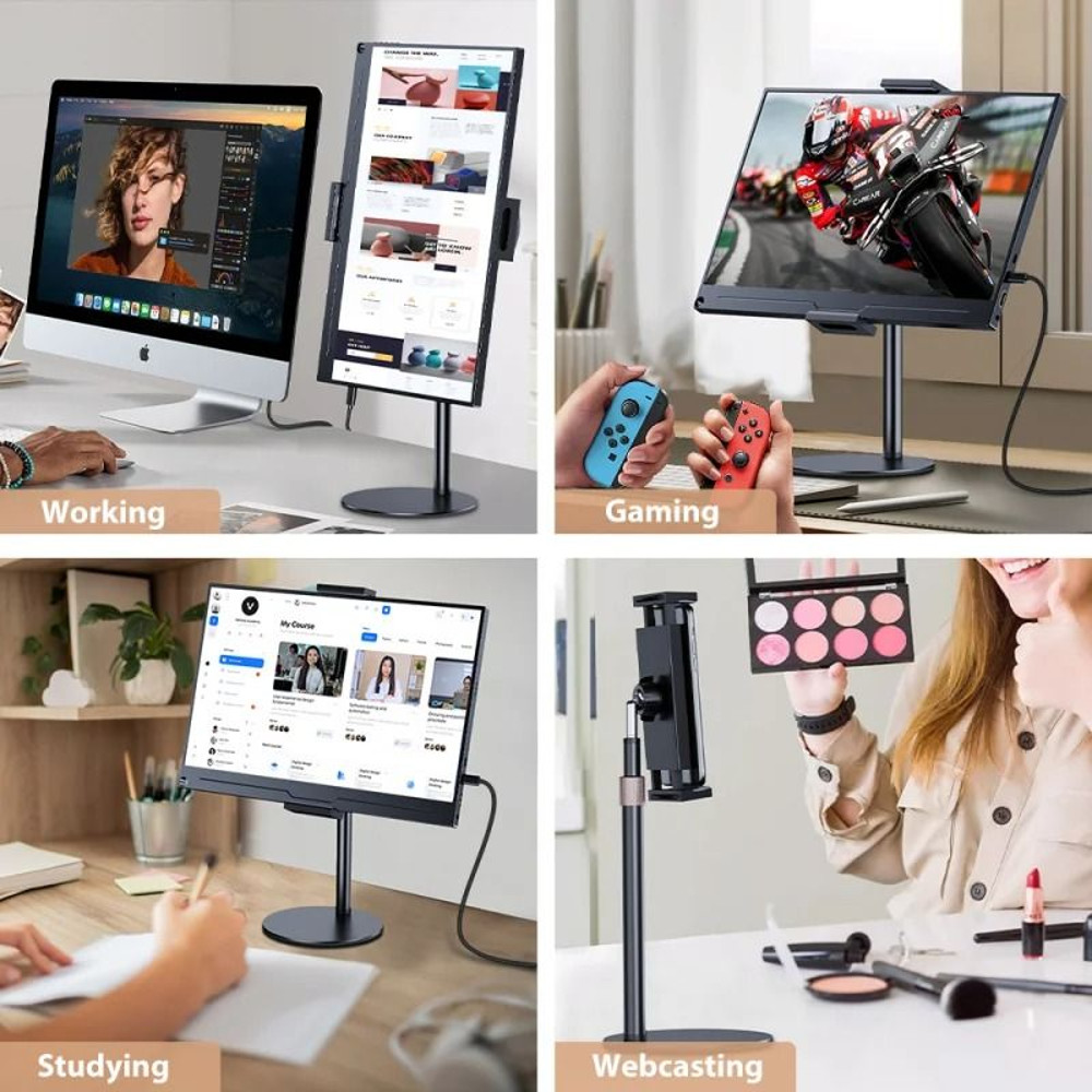Adjustable Monitor Stand Height Portable Vesa Monitor Tablet Holder Up To 24 Cm 5