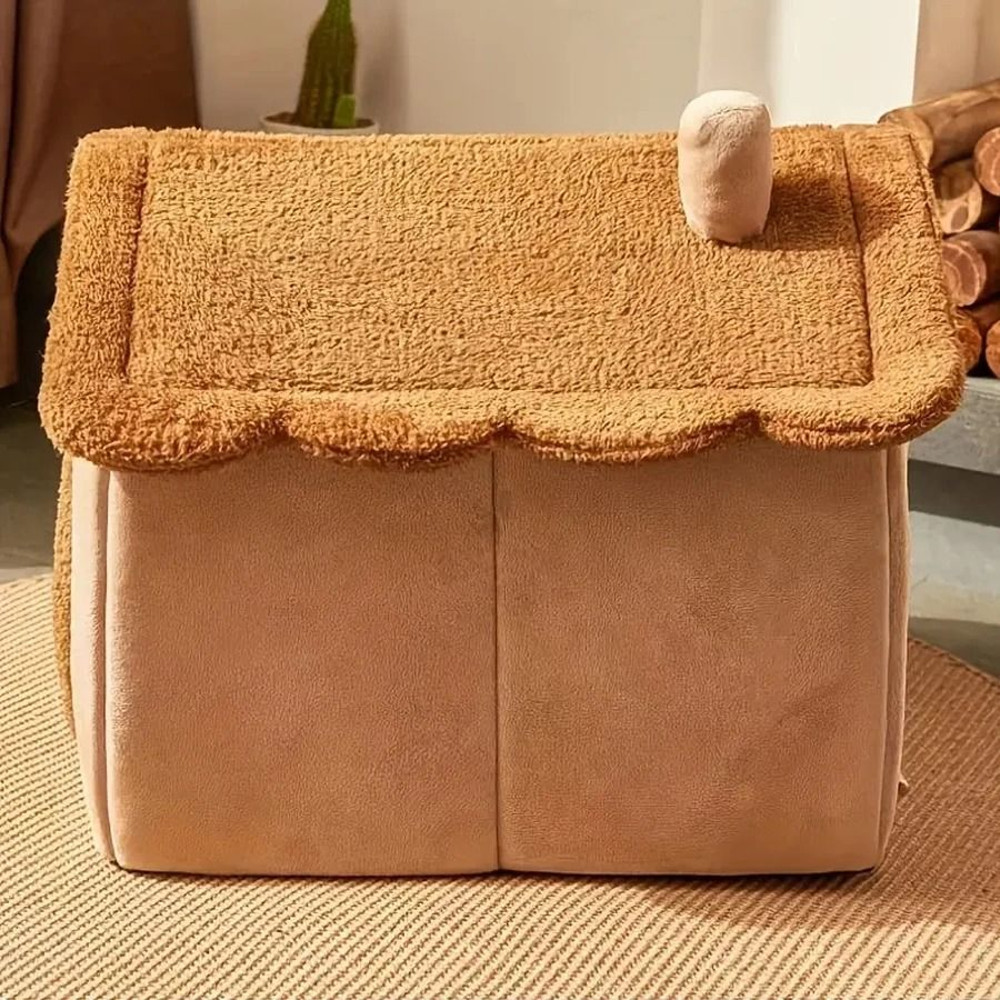 Foldable Pet House Removable Washable Cat Bed For Small Dogs And Medium Cats 5