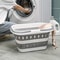 Foldable Laundry Basket With Handle Portable Space Saving Tub 3