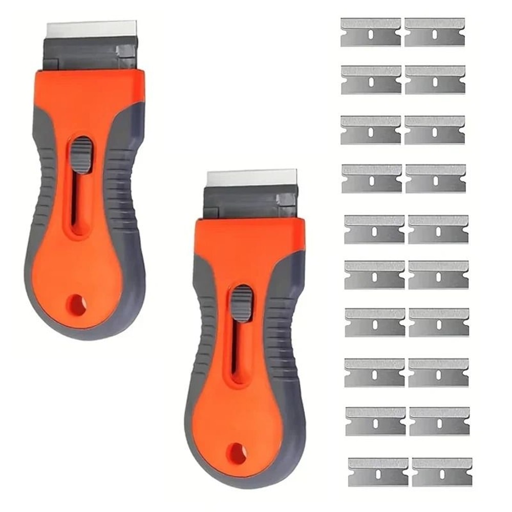 Telescopic Glue And Sticker Removal Scraper Tool Set With 10 Blades 9
