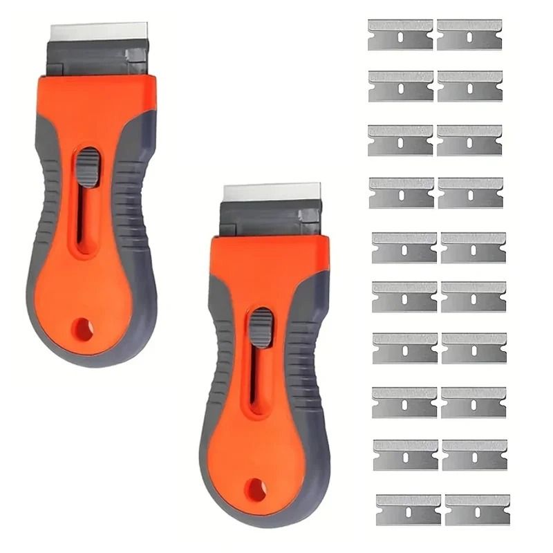 Telescopic Glue And Sticker Removal Scraper Tool Set With 10 Blades 9
