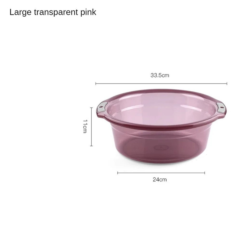 Transparent Multipurpose Thickened Water Basin For Laundry And Bath Use 11