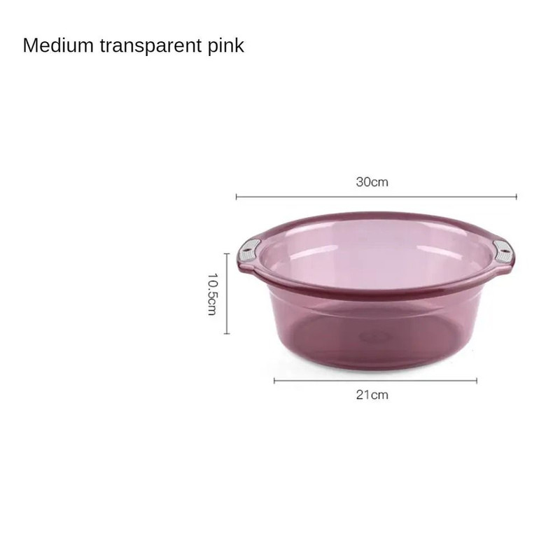 Transparent Multipurpose Thickened Water Basin For Laundry And Bath Use 8