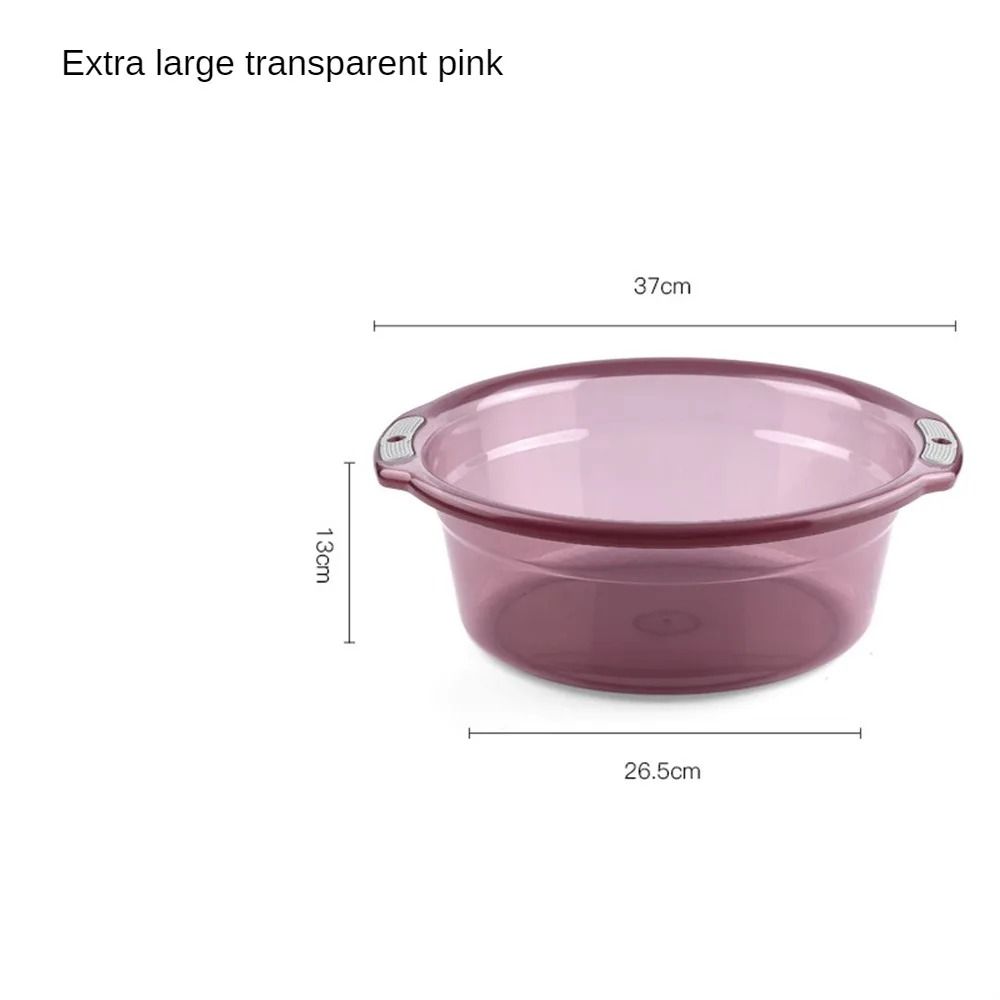 Transparent Multipurpose Thickened Water Basin For Laundry And Bath Use 14