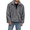 Mens Faux Fur Winter Jacket With Stand Collar And Zip Up Closure 6