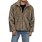 Mens Faux Fur Winter Jacket With Stand Collar And Zip Up Closure 7