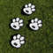 LED Solar Dog Paw Ground Lights For Garden And Yard Decoration 0