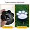 LED Solar Dog Paw Ground Lights For Garden And Yard Decoration 2
