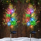 Solar Powered Christmas Pine Tree Garden Light 0