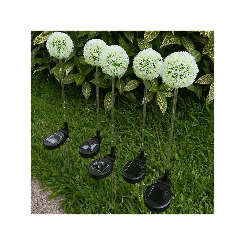 Solar LED Dandelion Garden Light For Outdoor Decoration 4