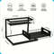 2 Tier Sliding Under Sink Organizer For Kitchen And Bathroom Storage 3