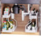 2 Tier Slide Out Under Sink Organizer With Hooks 3