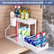 2 Tier Slide Out Under Sink Organizer With Hooks 6