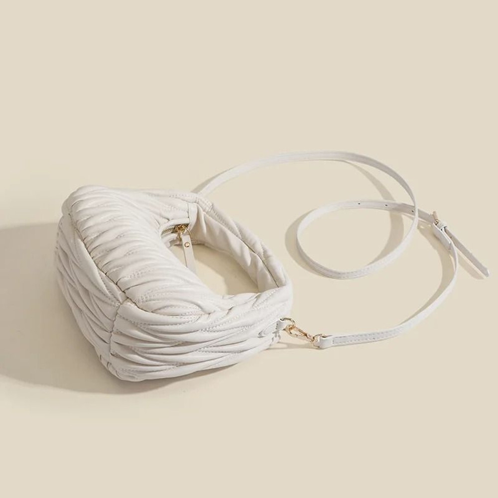 Korean Style Embroidered Handbag With Small Pouch 2