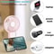 Rechargeable USB Handheld Fan With Phone Holder 2