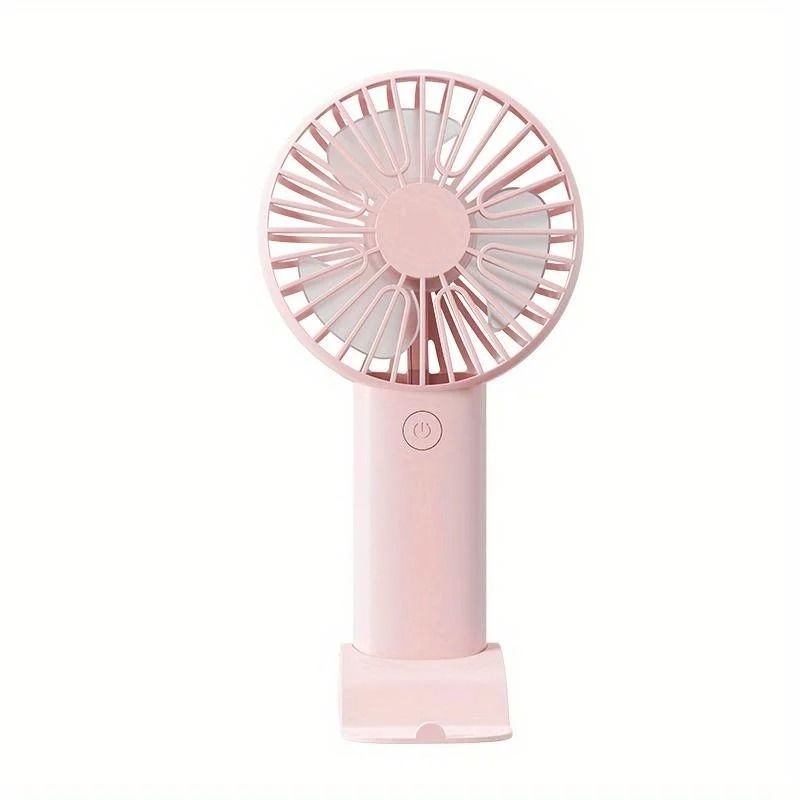 Rechargeable USB Handheld Fan With Phone Holder 6