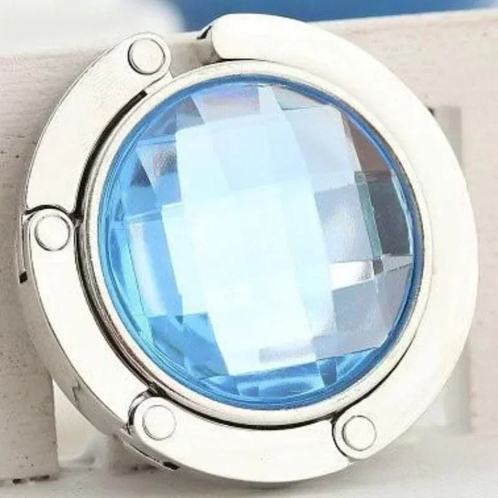 Foldable Crystal Purse Hook And Table Bag Holder 9