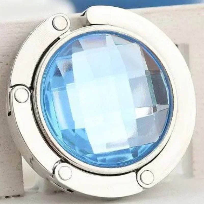 Foldable Crystal Purse Hook And Table Bag Holder 9