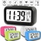 Digital LCD Alarm Clock With Calendar And Thermometer 0