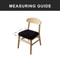 Stretchable Jacquard Dining Chair Seat Cover 3