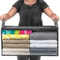 Foldable Fabric Storage Bag For Clothes And Blankets 1