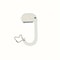 Oval Non Slip Cartoon Elephant Bag Table Hook 5