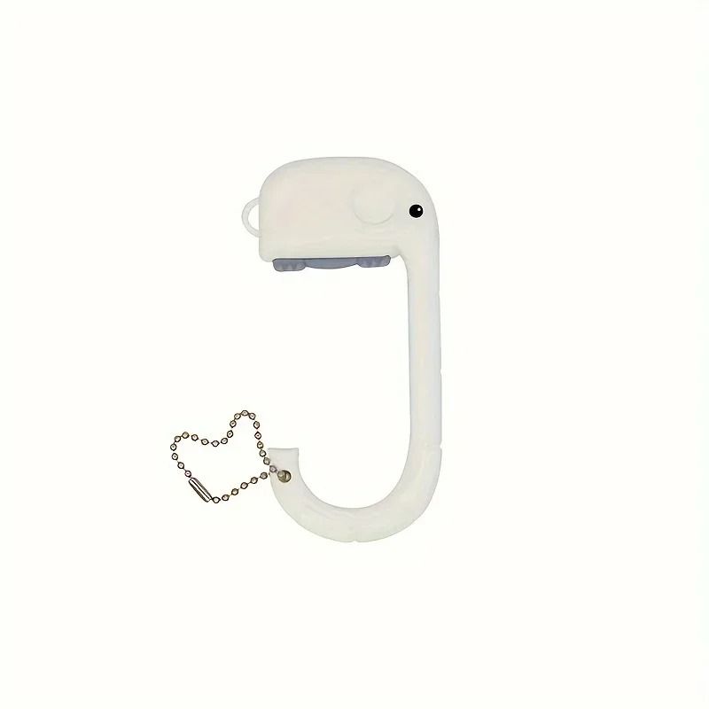 Oval Non Slip Cartoon Elephant Bag Table Hook 5