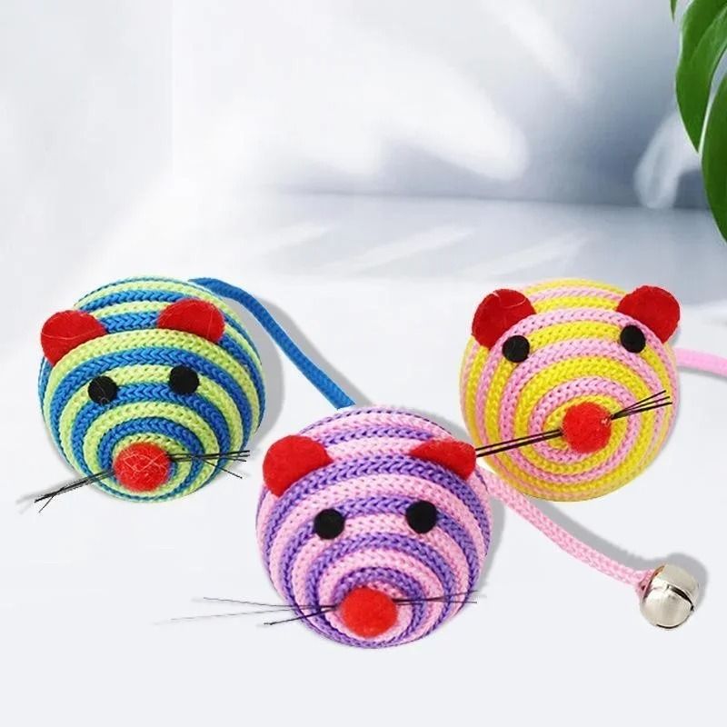Interactive Cat Mouse Toy With Bell 2