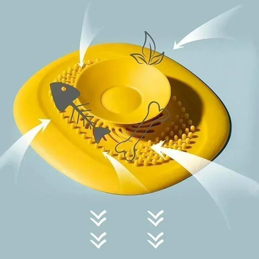 Multipurpose Drain Cover Plug And Hair Catcher For Kitchen And Bathroom 5