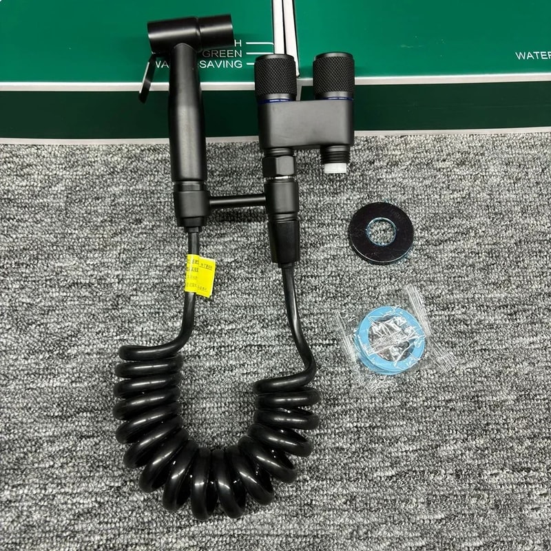 Handheld Toilet Bidet Faucet Sprayer Set Stainless Steel 6