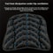 3D Comfort Gel Cushion Motorcycle Seat Pad Set 2