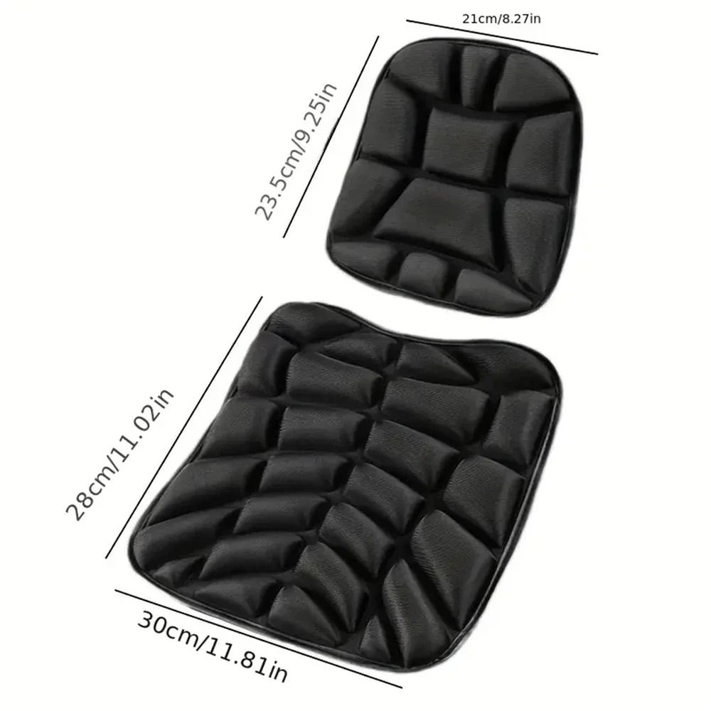 3D Comfort Gel Cushion Motorcycle Seat Pad Set 5