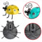 Metal Ladybug Garden Ornament For Fence Or Wall Decoration 3