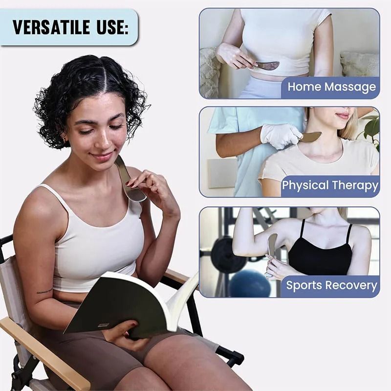 Stainless Steel Gua Sha Muscle Massage Tool 5