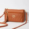 Womens Large Capacity PU Leather Crossbody Bag With Embroidery 2