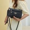 Womens Large Capacity PU Leather Crossbody Bag With Embroidery 3