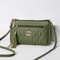 Womens Large Capacity PU Leather Crossbody Bag With Embroidery 8