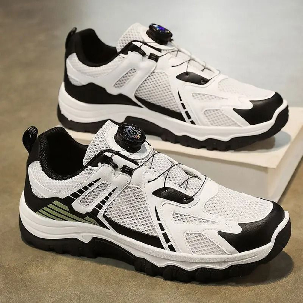 Mens Hollow Breathable Mesh Platform Casual Sneaker Outdoor Walking Sport Shoe 4