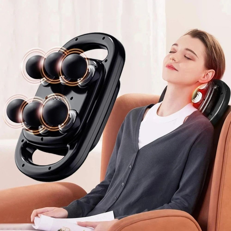 6 Head Deep Tissue Muscle Massager For Full Body Relaxation 0