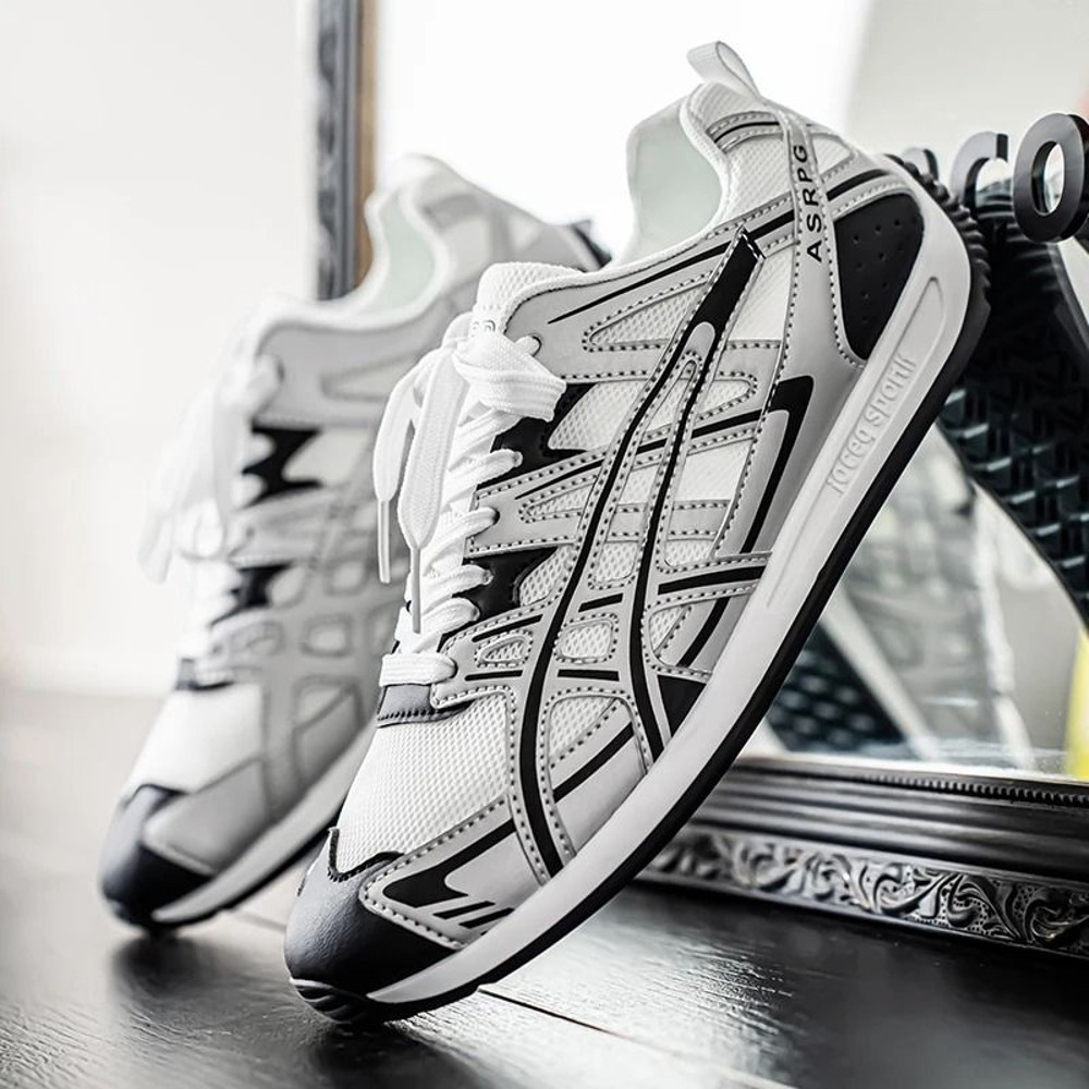 Mens Casual Breathable Low Top Sneakers 4