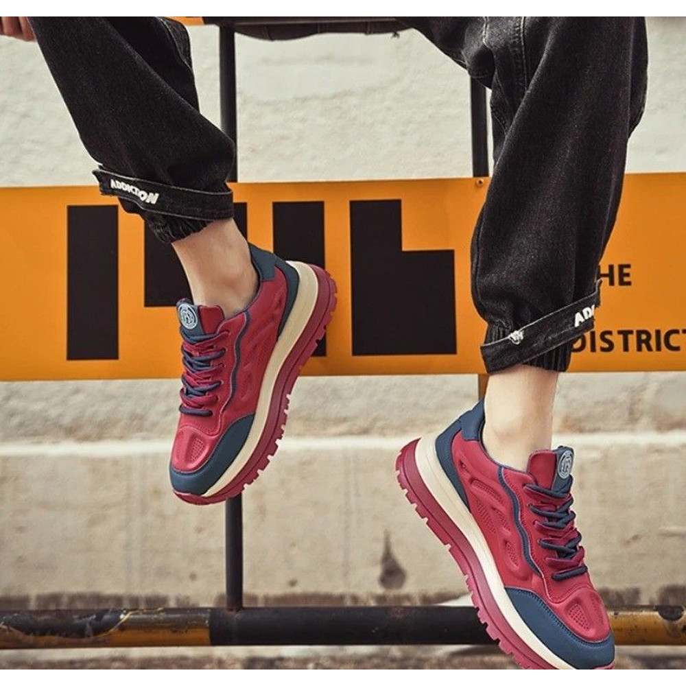 Mens Lightweight Running Shoes Casual Outdoor Low Top Sneakers 0