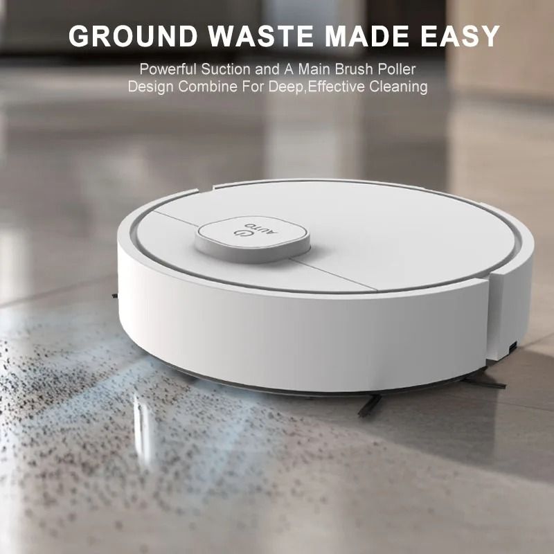 Automatic Robotic Vacuum Cleaner For Home Sweeping And Mopping 0