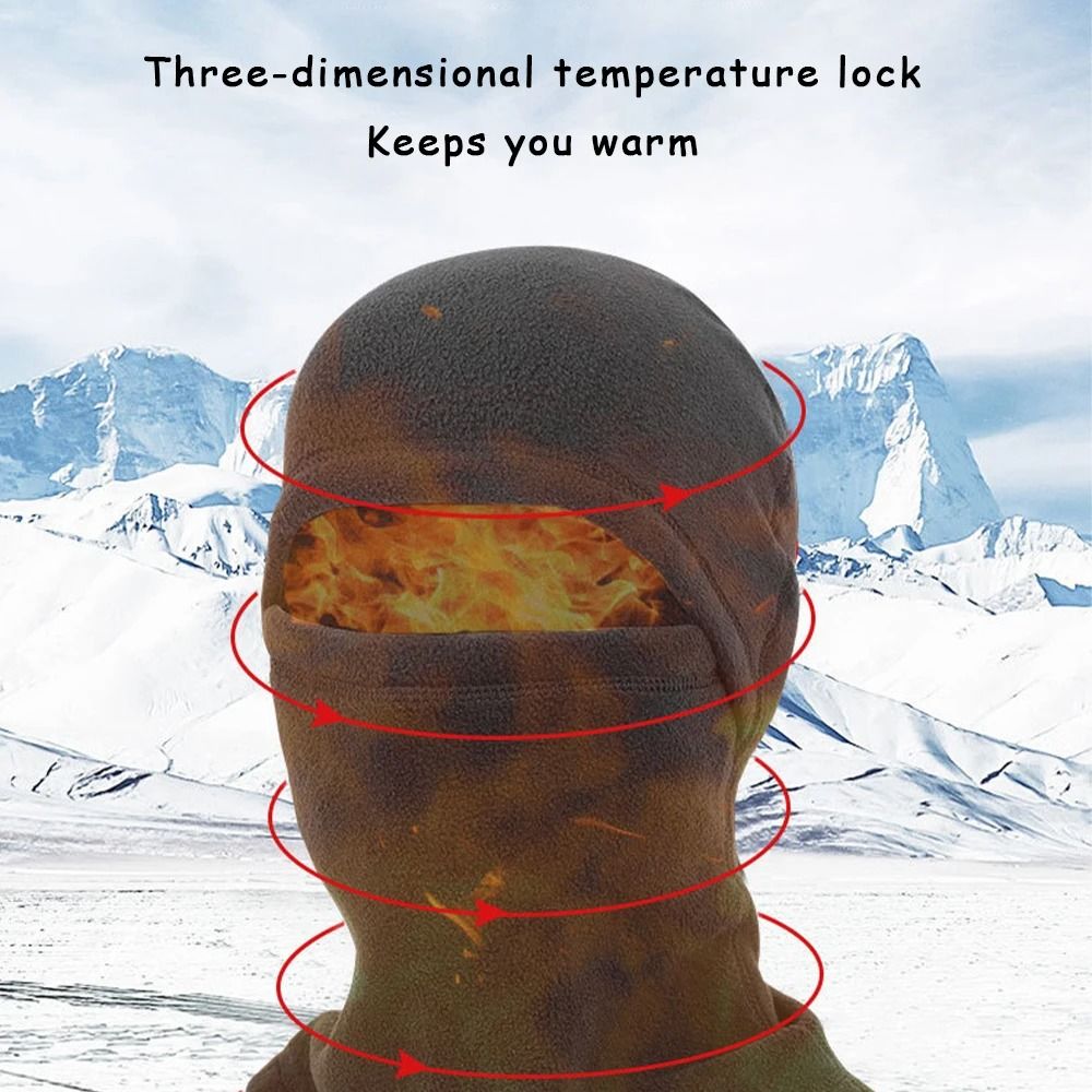 Winter Warm Outdoor Full Face Mask Balaclava Fleece Windproof Cover Hat 5