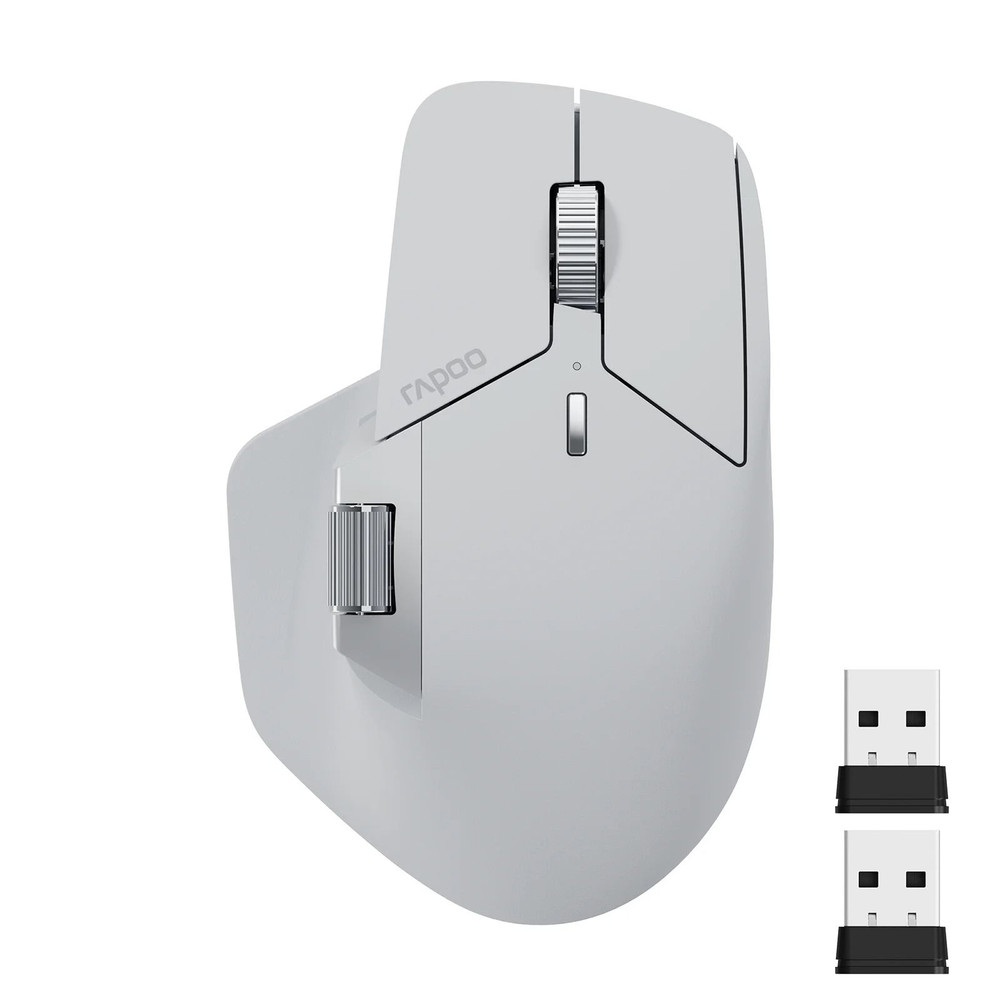 Rechargeable Multi Device Wireless Mouse With 4000 DPI Precision 8