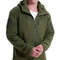 Mens Winter Tactical Fleece Jacket With Multiple Pockets And Hood 0