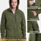Mens Winter Tactical Fleece Jacket With Multiple Pockets And Hood 2